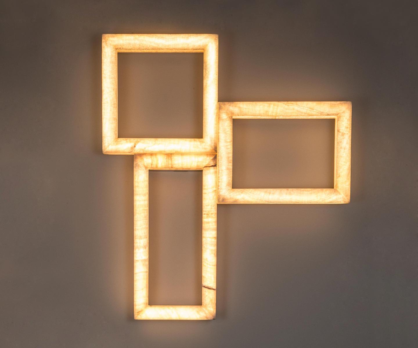 LED onyx wall light | Uffizi by Contardi