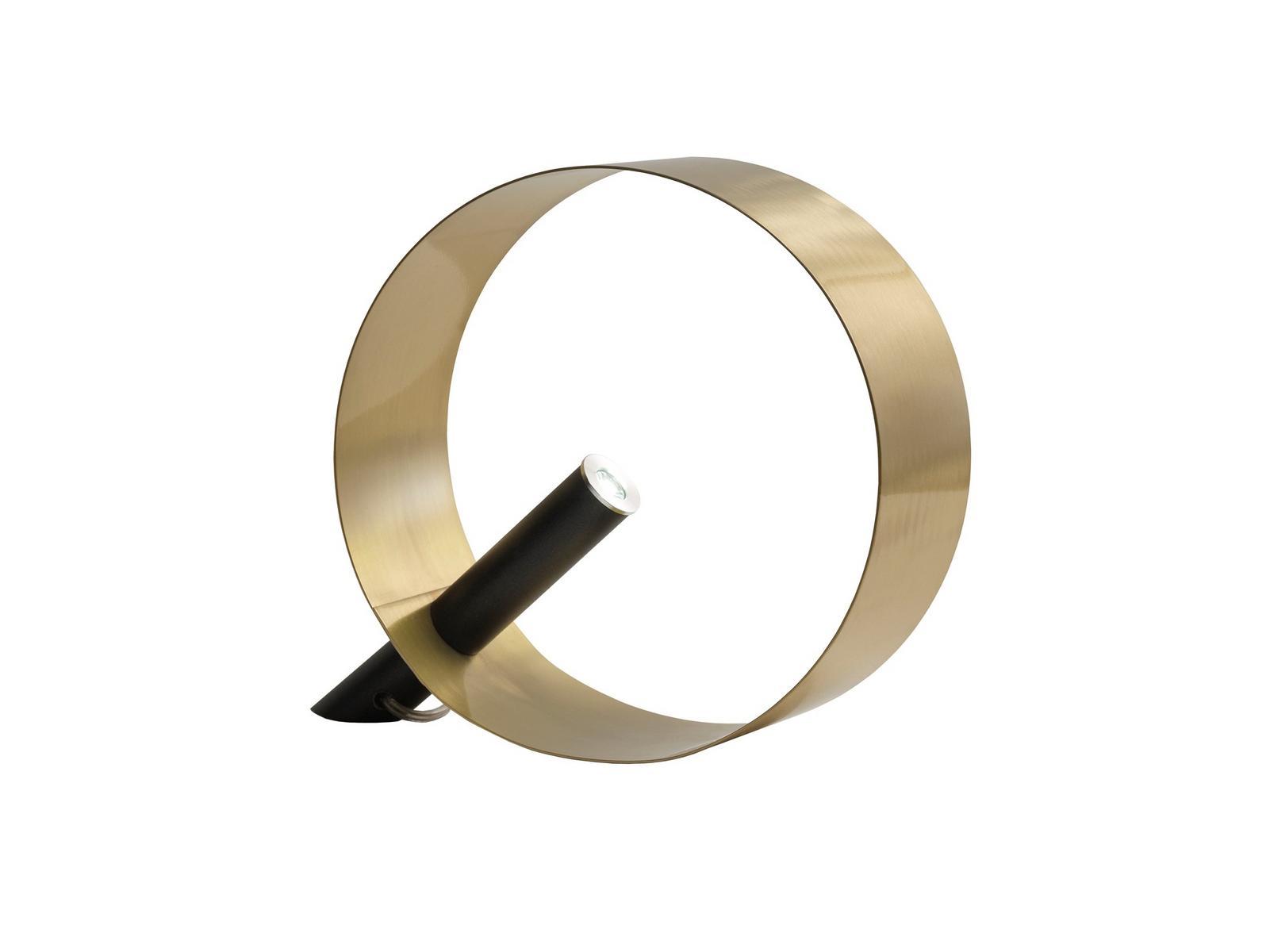 LED indirect light metal table lamp | Led Loop T by Riflessi