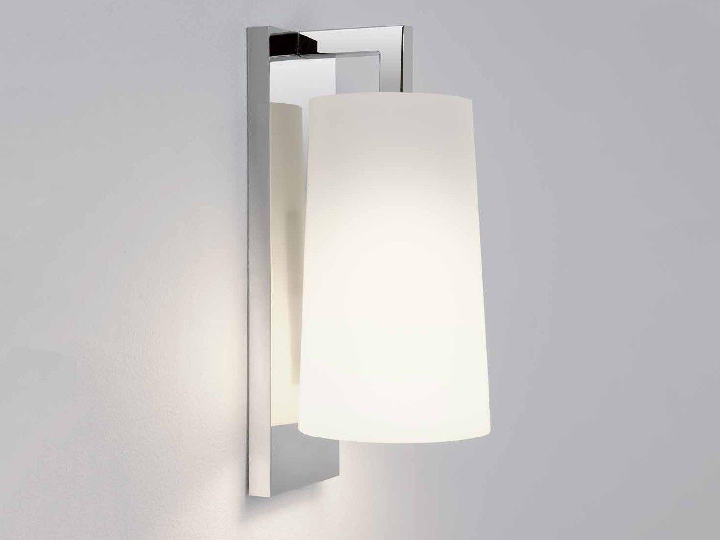 Wall lamp with steel and fabric dimmer | Lago by Astro lighting