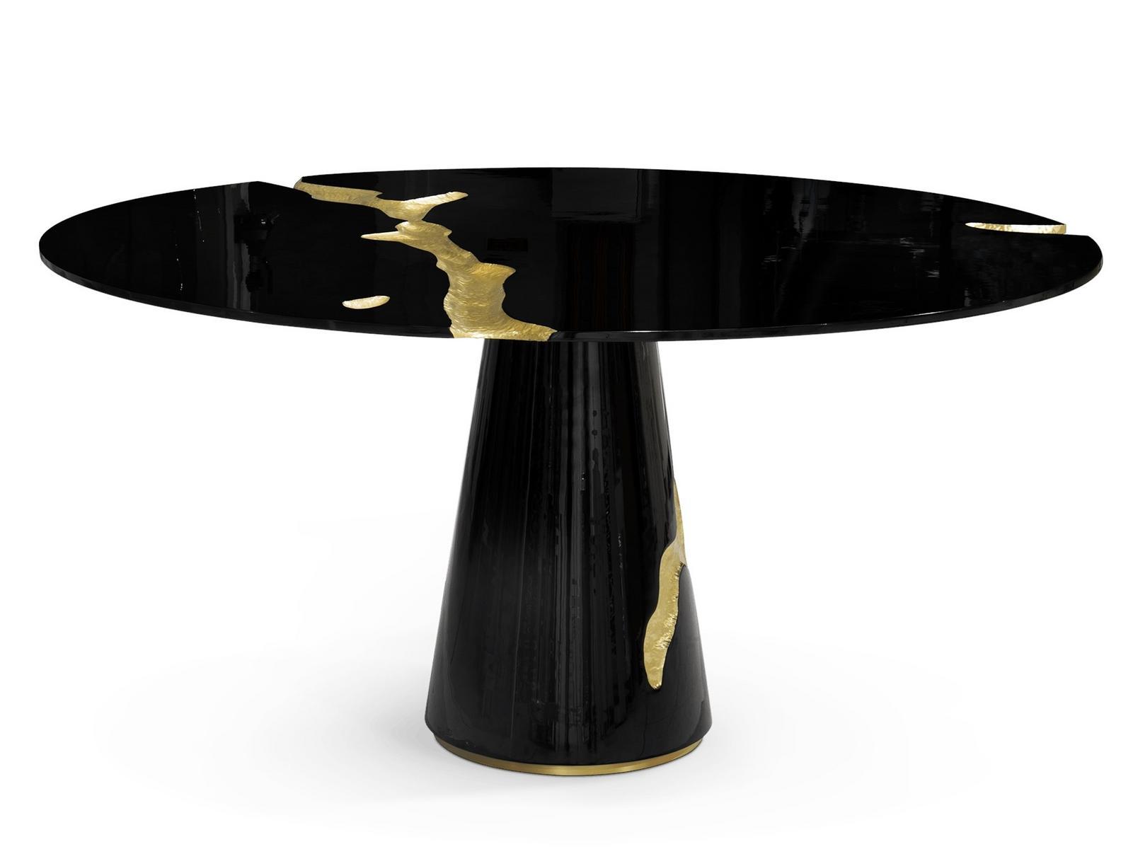 Round wooden dining table | Empire by Boca Do Lobo