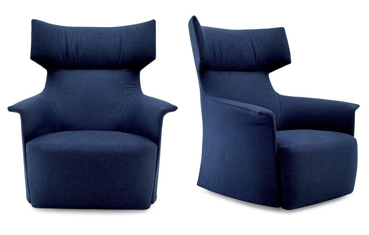 Wing armchair with armrests | Santa Monica Home by Poliform