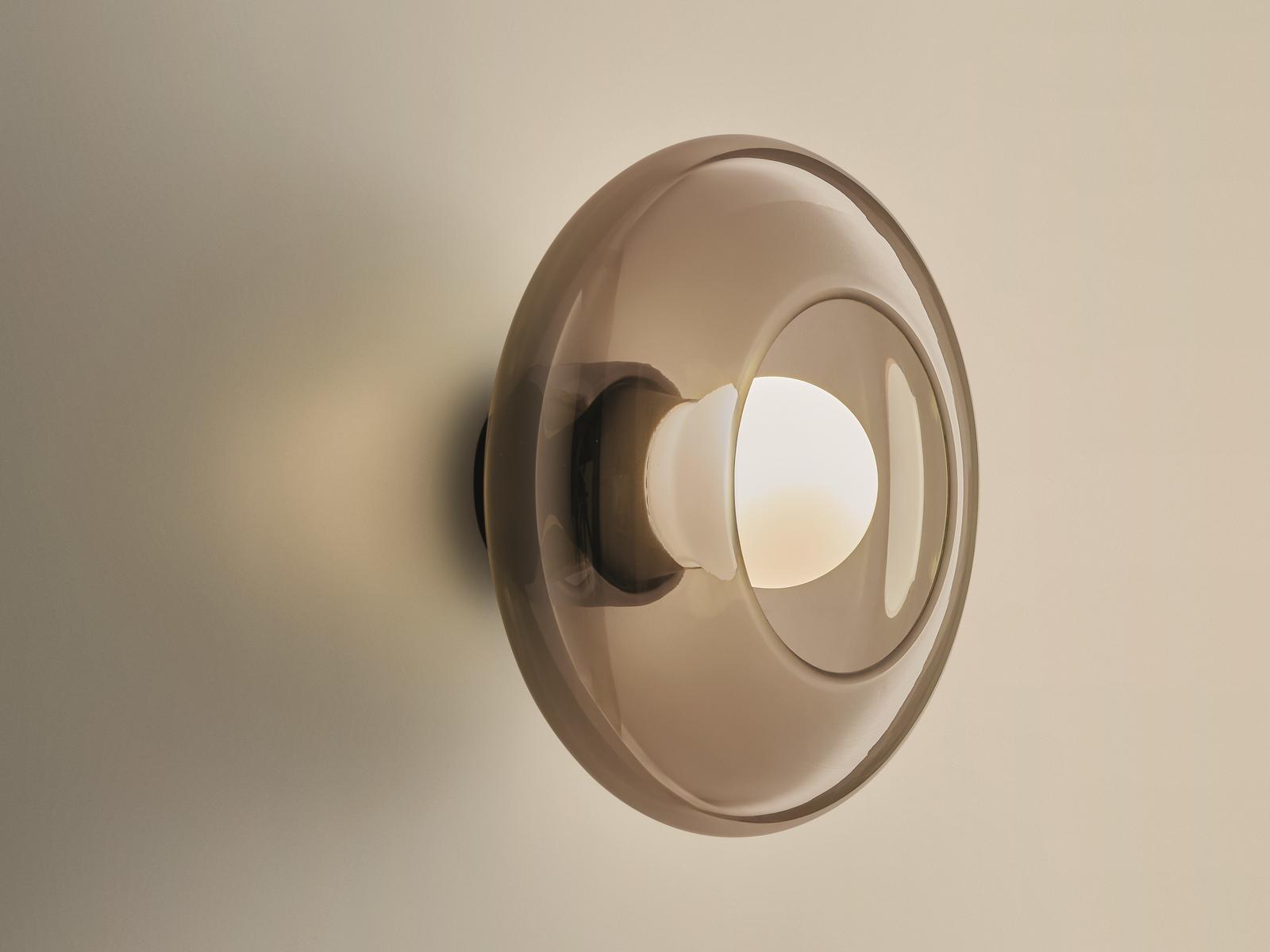 Glass wall light | Trip Glass by Leds C4