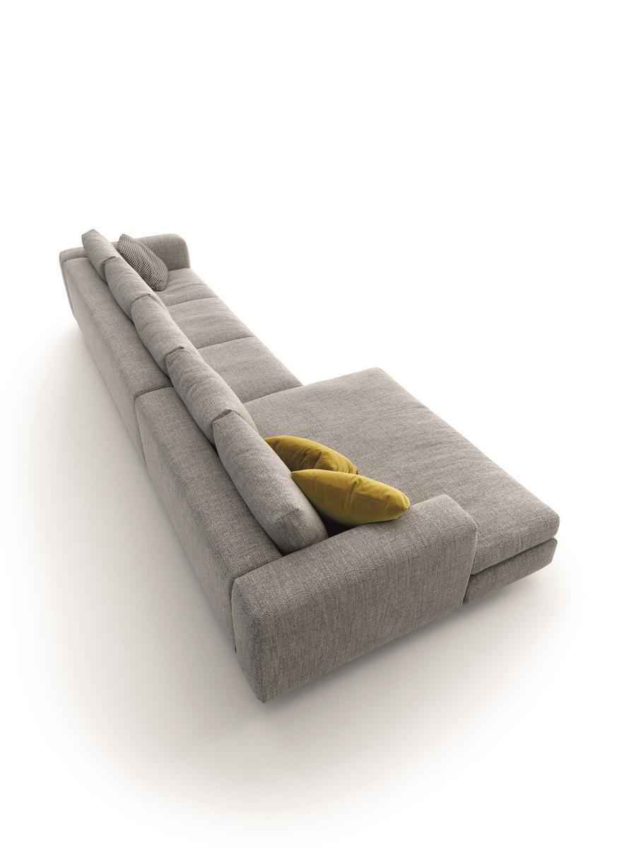 Sectional fabric sofa | Lee System by Arflex