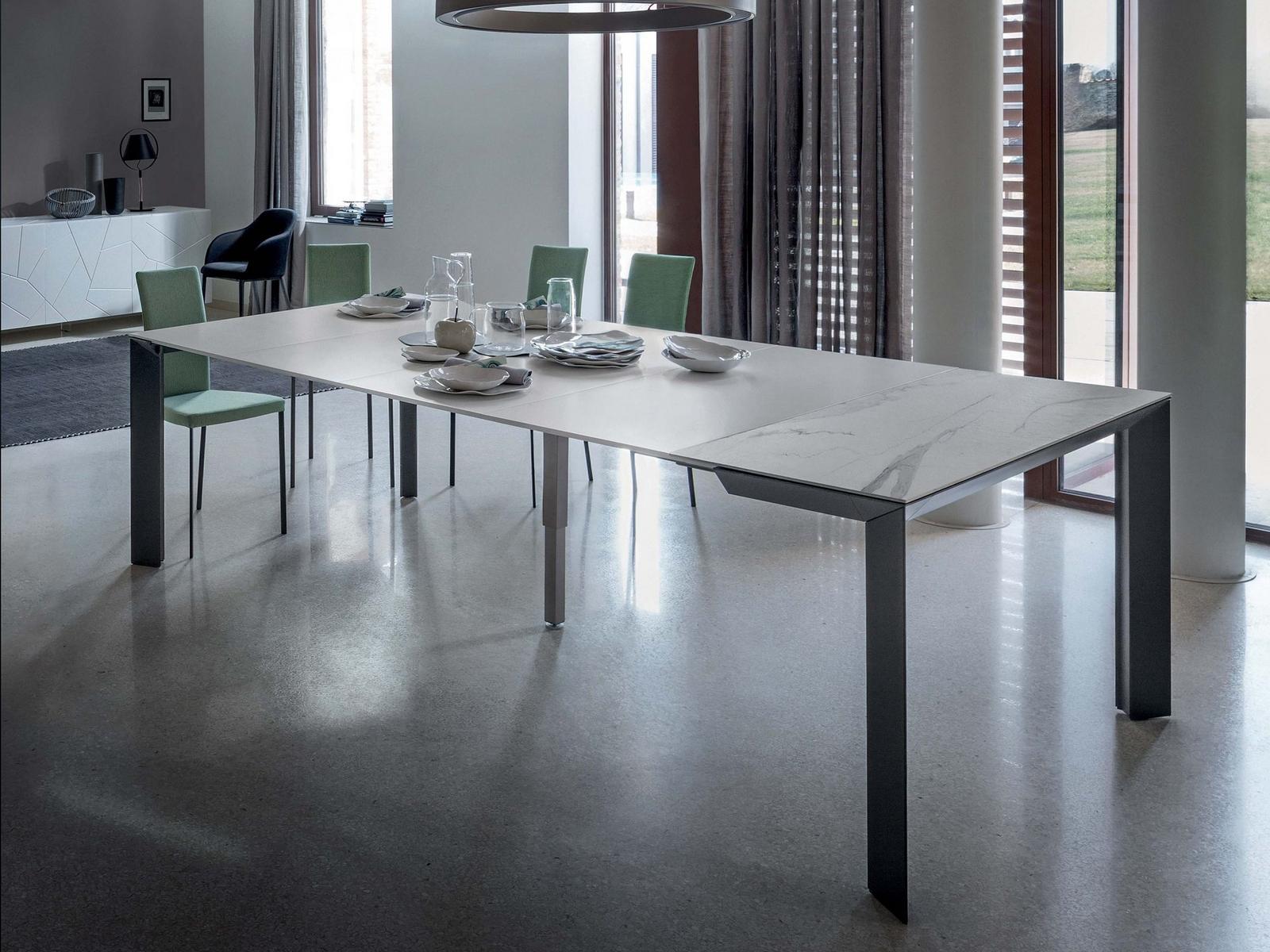 Extending rectangular console table | Manhattan by Riflessi