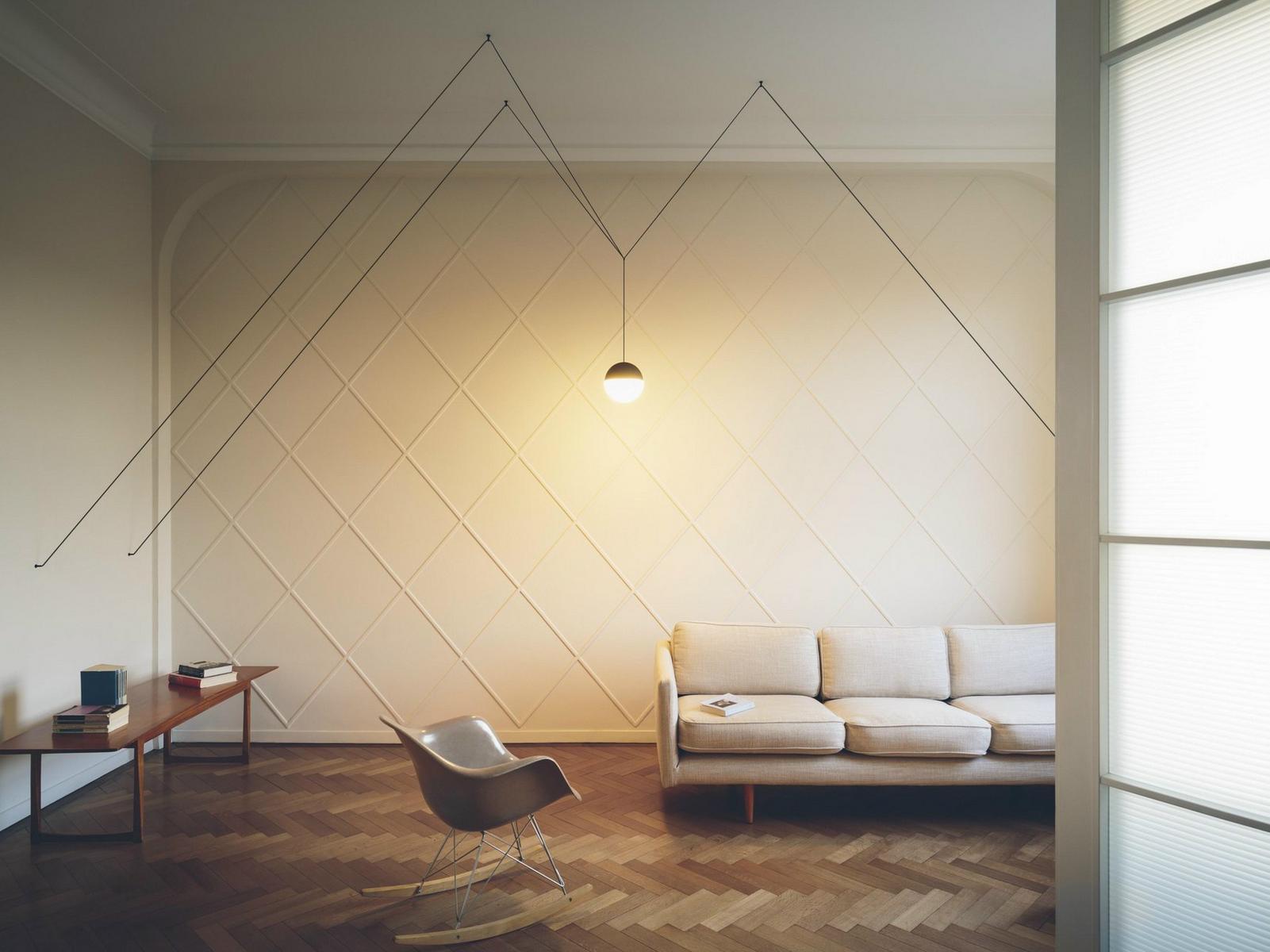 LED pendant lamp | String Light - Sphere Head by Flos