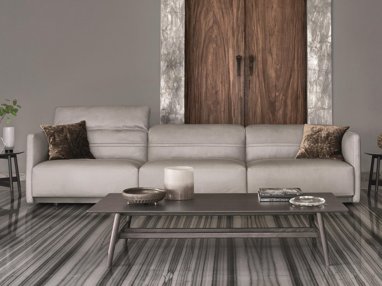 Sectional leather sofa | Arlott Low by Ditre Italia