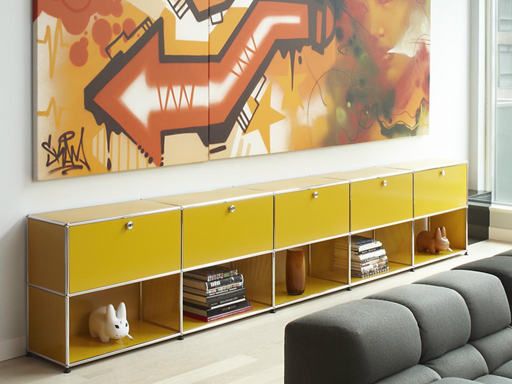 Modular sideboard with drawers | Haller Sideboard For Living Room by USM