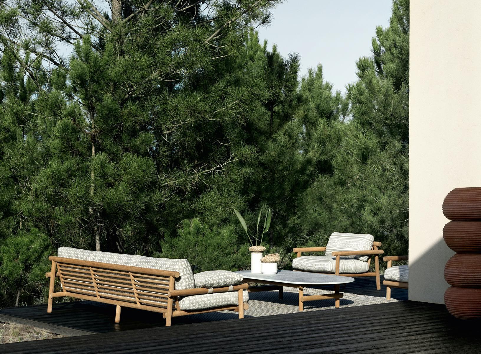 Fabric garden sofa | Ayana by B&B Italia