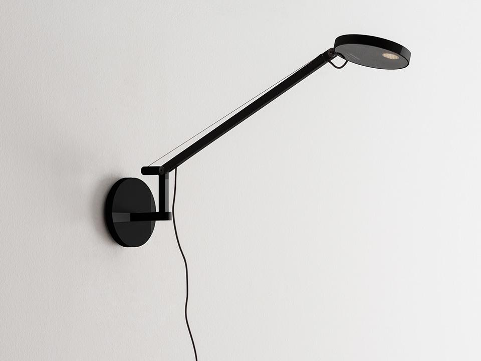 Direct light wall lamp with swing arm | Demetra Micro by Artemide
