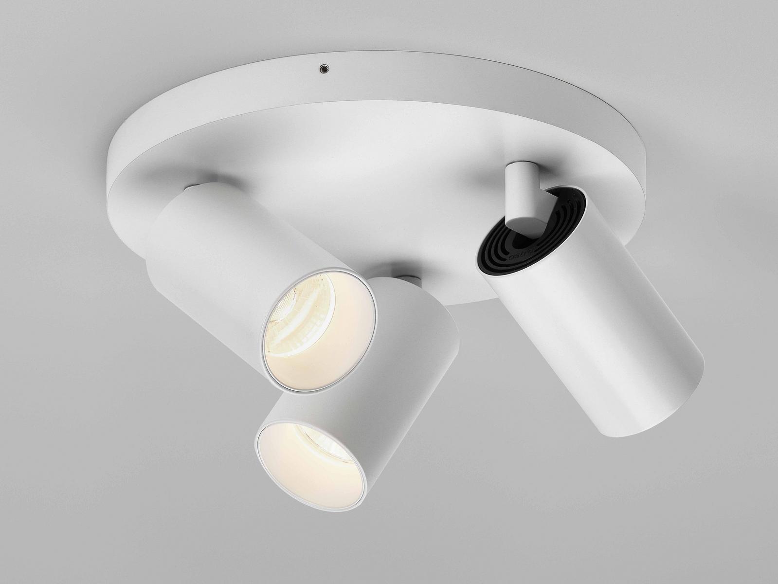 LED ceiling aluminium spotlight | Can Triple Round by Astro lighting