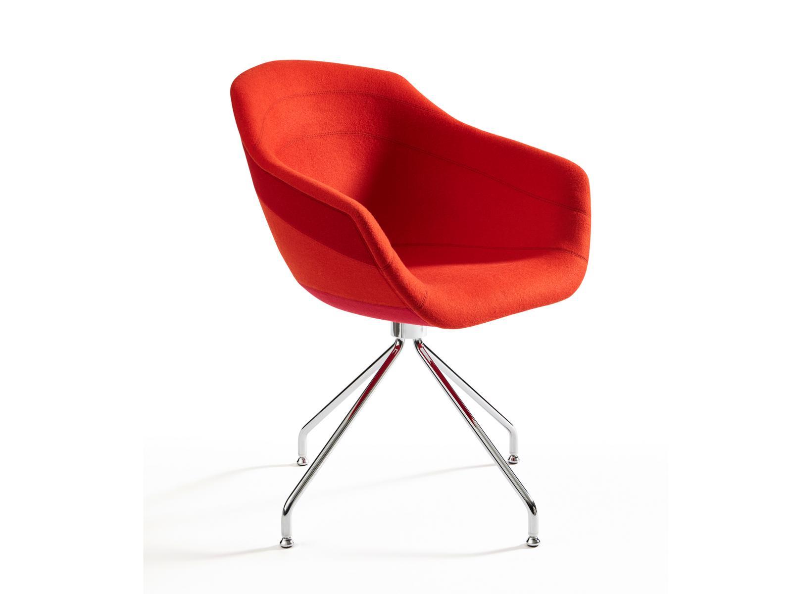 Swivel upholstered chair | Canal Swivel by Moooi