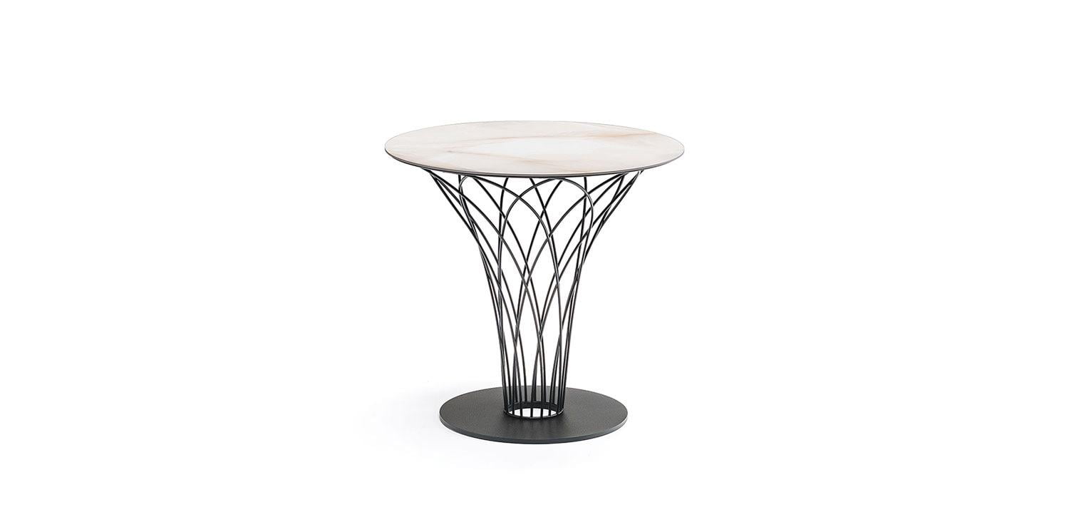 Round ceramic table | Nido Keramik Bistrot by Cattelan Italia