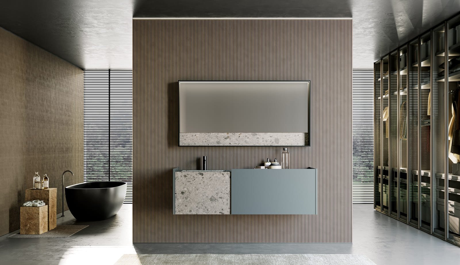 Veneer bathroom | Major by Birex