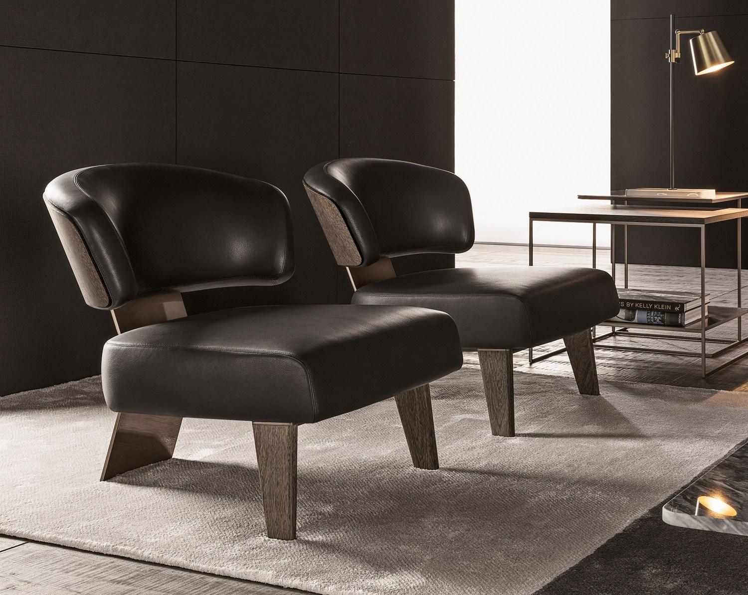 Easy chair | Reeves Wood by Minotti