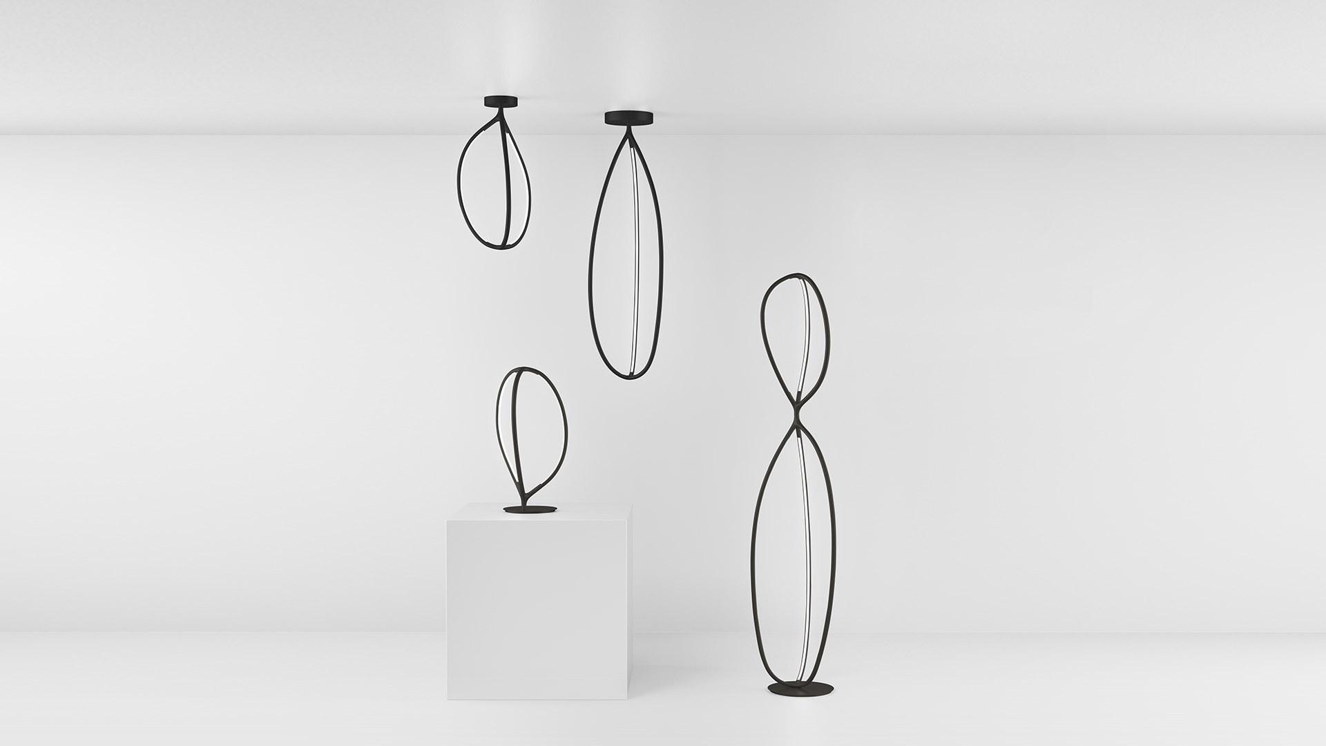 Aluminium and silicone floor lamp | Arrival by Artemide