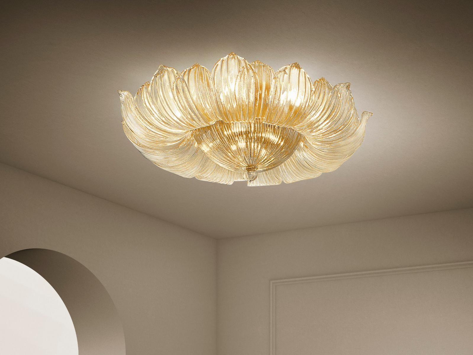 Glass ceiling light | Loredan by Sylcom