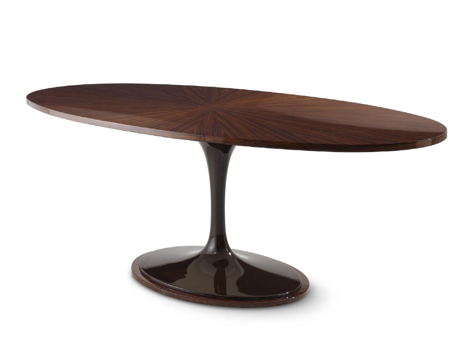 Oval wood veneer table | Richmond Upon Thames by Barnini Oseo
