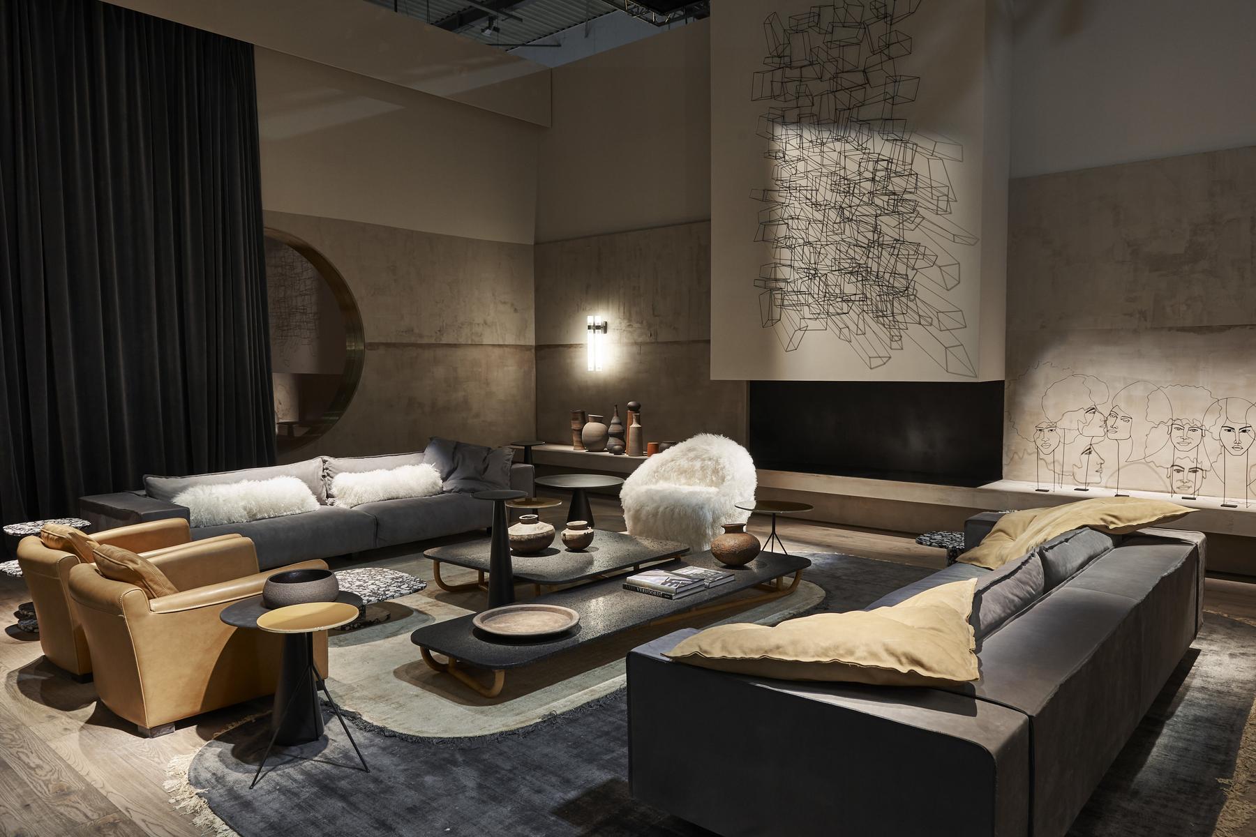 Low rectangular coffee table for living room | Malacca by Baxter