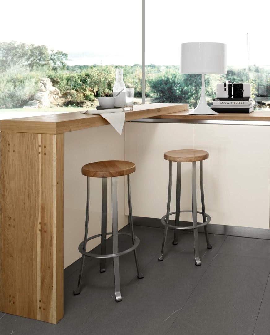 High stool with footrest | Divino by Cantori