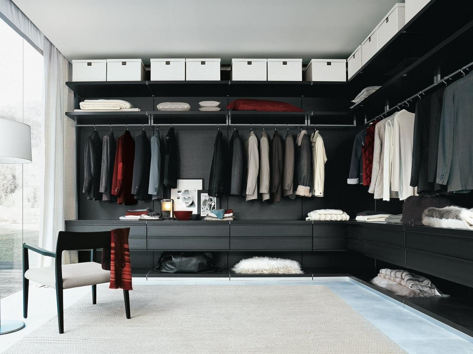 Sectional walk-in wardrobe | Ubik by Poliform