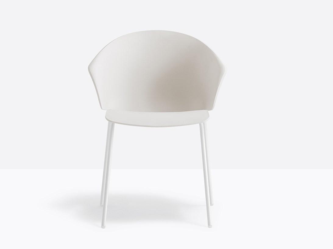 Stackable chair | Grace 410 by Pedrali