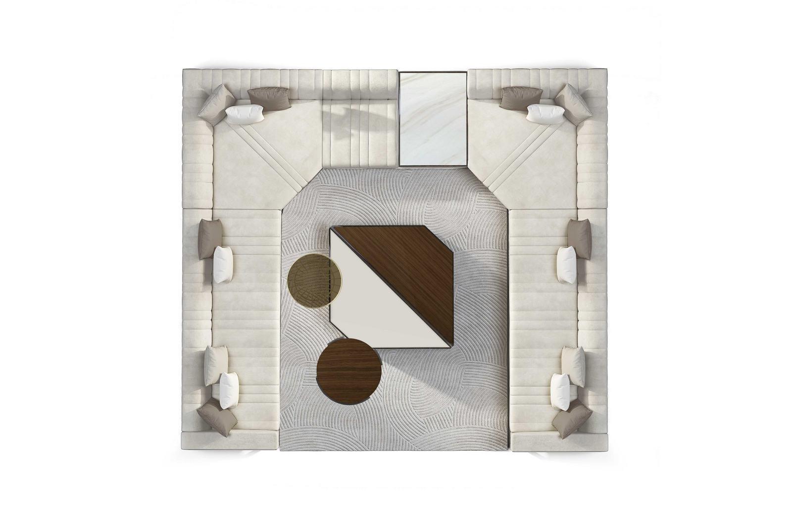 Corner sectional fabric sofa | Grand by Capital Collection