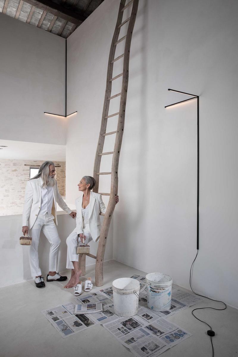 LED indirect light aluminium wall lamp | Y by Karman