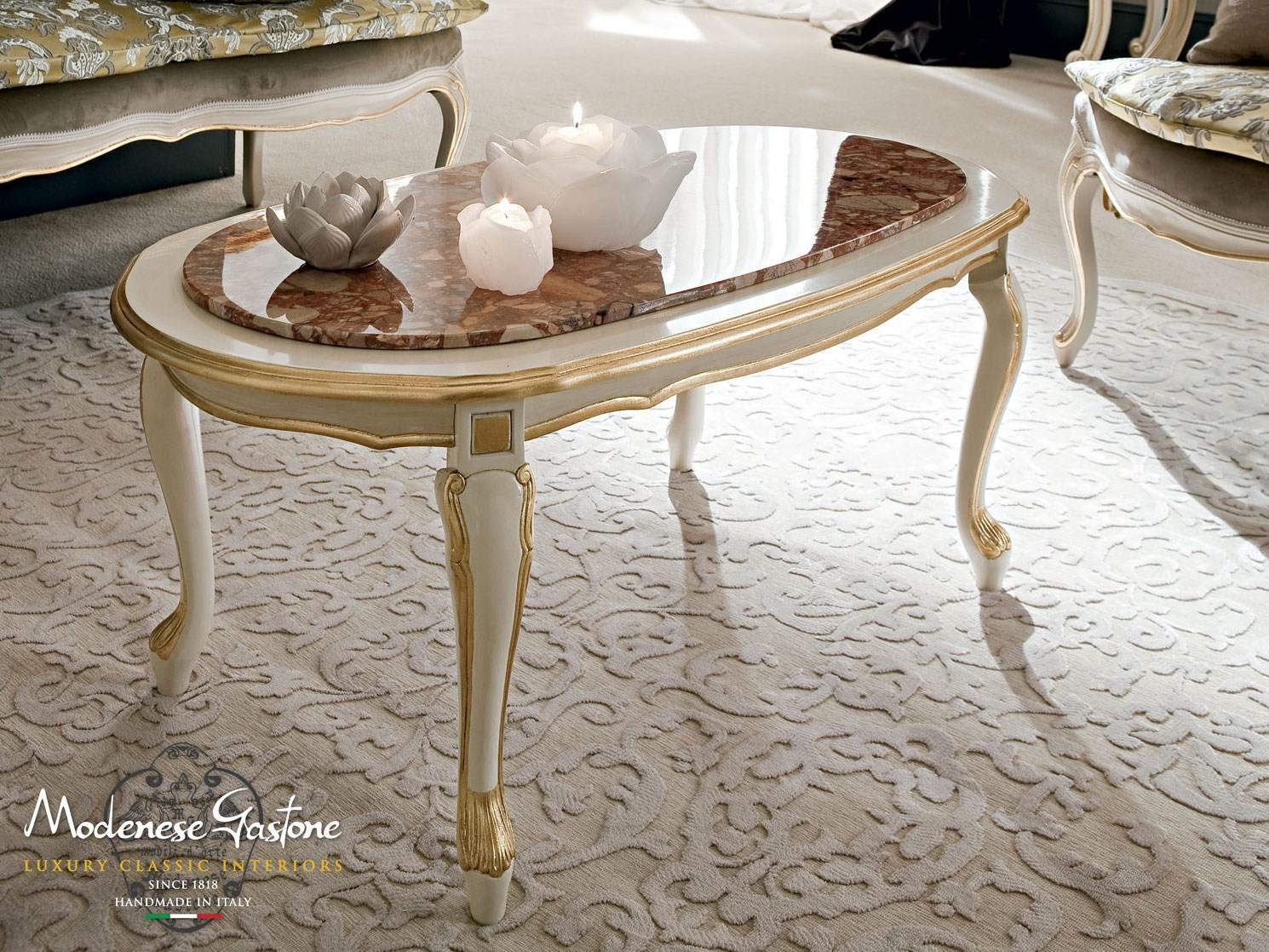 Low oval coffee table | 12633 by Modenese Gastone