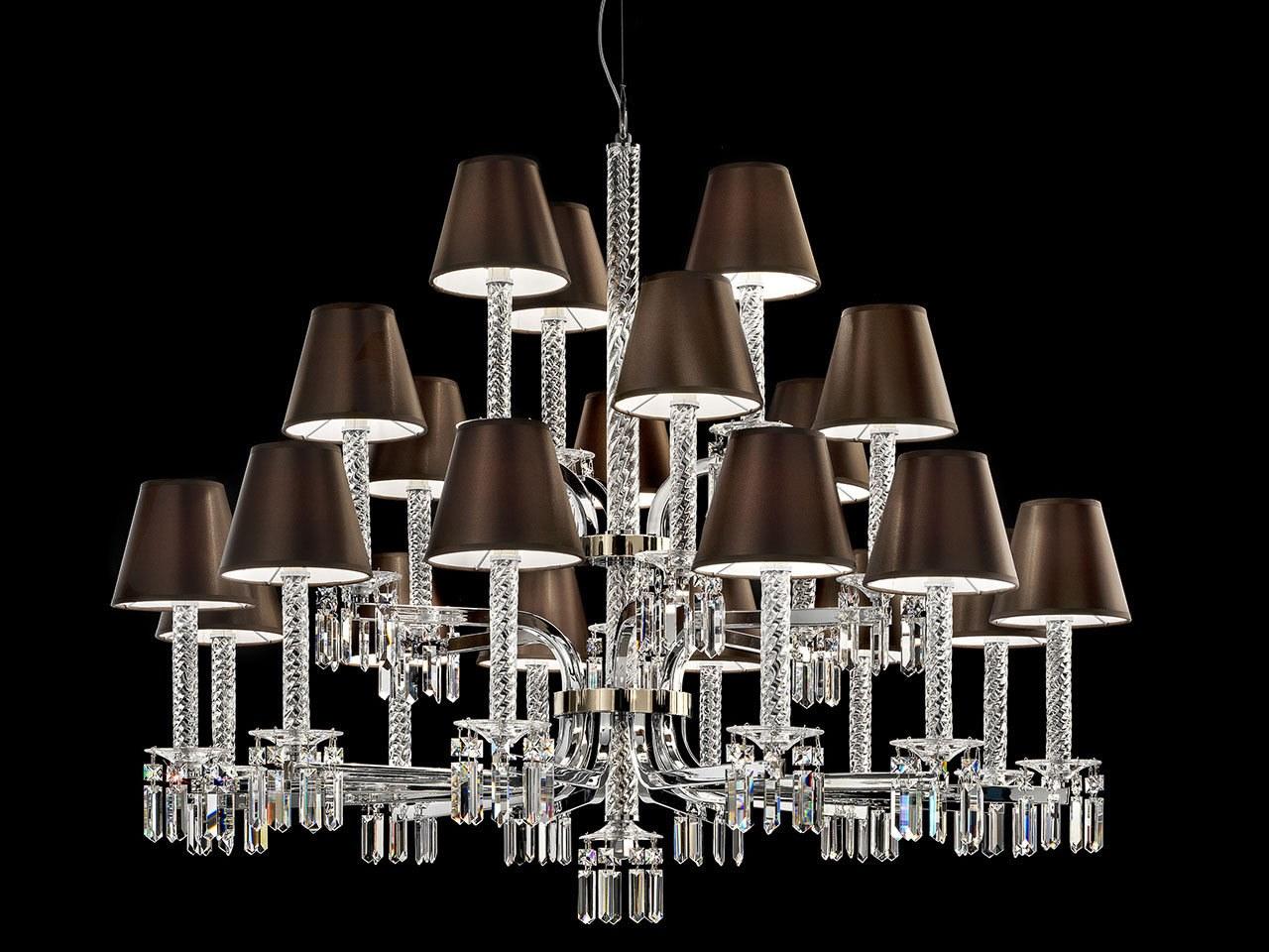 Glass chandelier with Swarovski® Crystals | Prezioso by Italamp