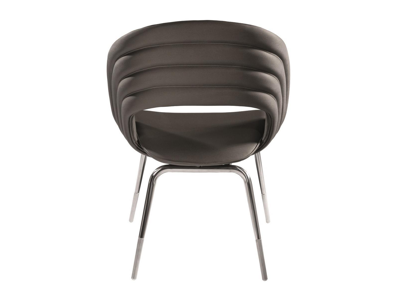 Leather chair with integrated cushion | Kylo Contract by Visionnair