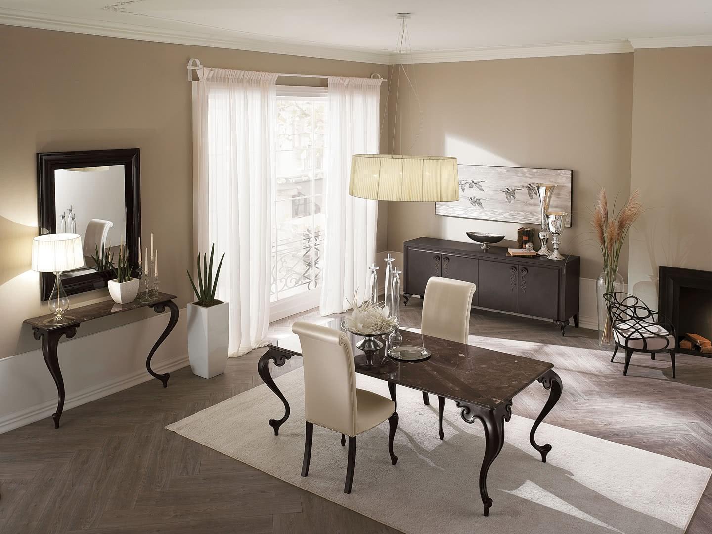 Rectangular aluminium console table | George by Cantori