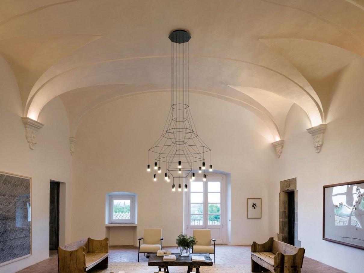 LED pendant lamp | Wireflow 8 by Vibia