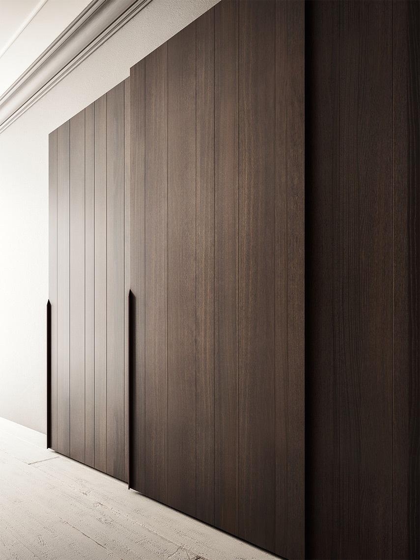 Modular lacquered wardrobe with coplanar doors | Rain by ALF Dafre
