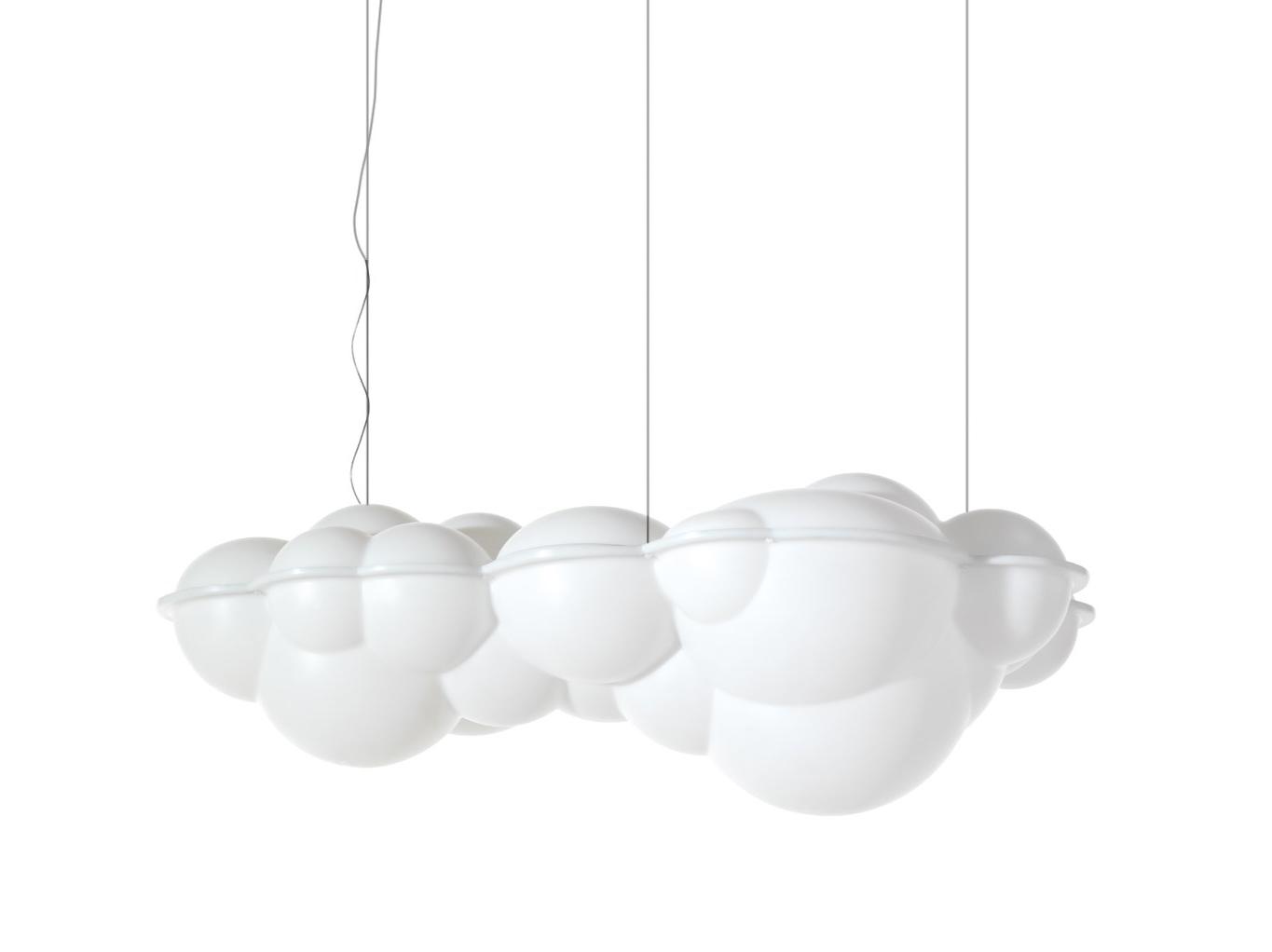 LED polyethylene pendant lamp | Nuvola Minor by Nemo