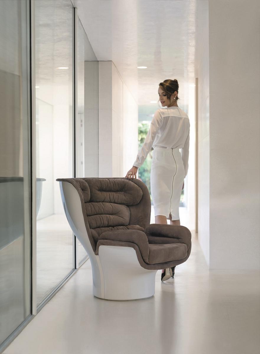 Fabric armchair | Elda by Longhi
