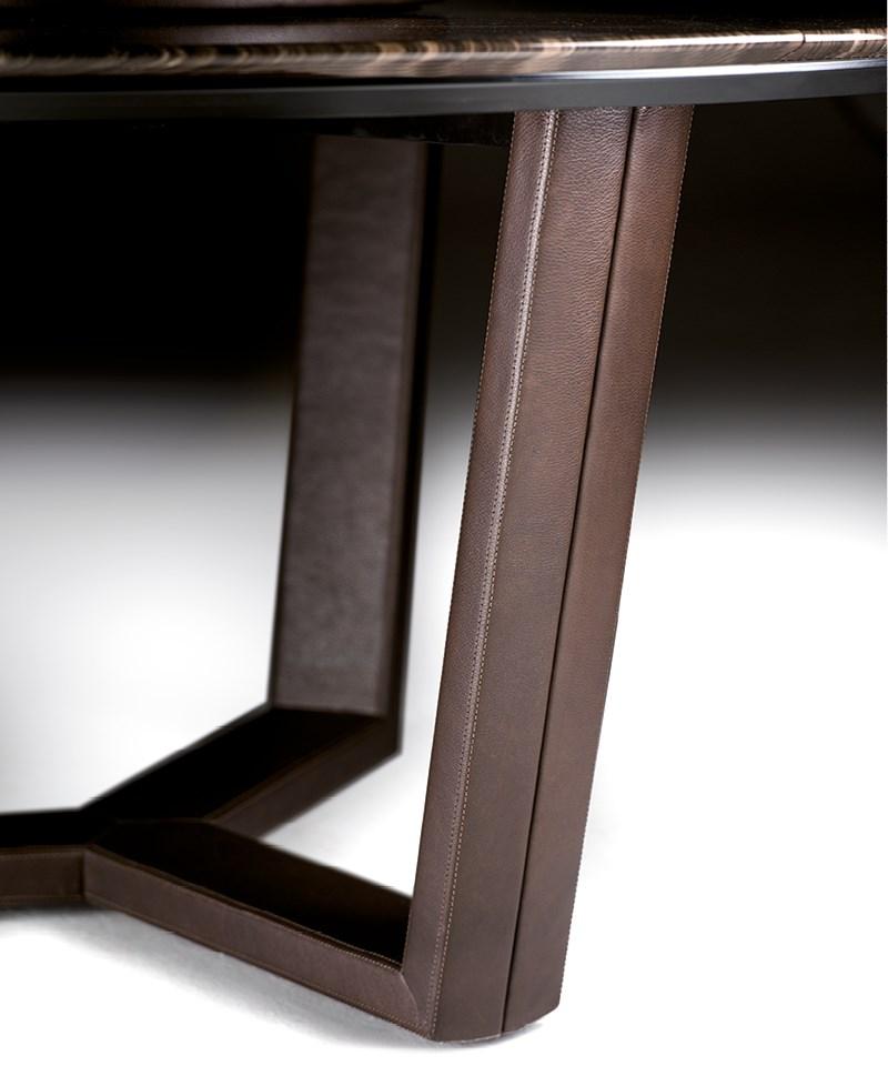 Round marble table with Lazy Susan | B140 by Borzalino