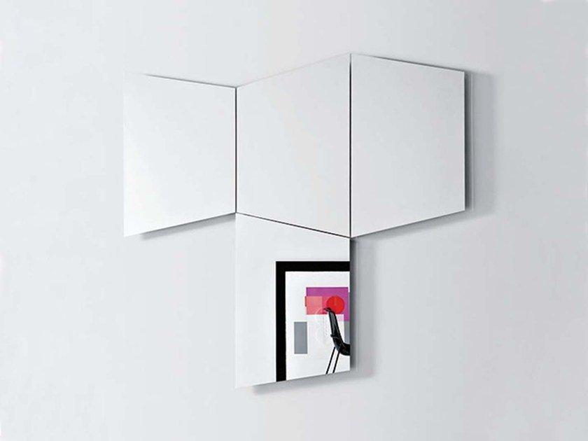 Wall-mounted mirror | Geometrica Trapezoidale by Pianca