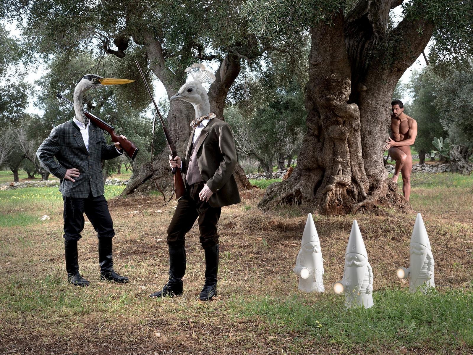 Plastic floor lamp | Ottavo by Karman