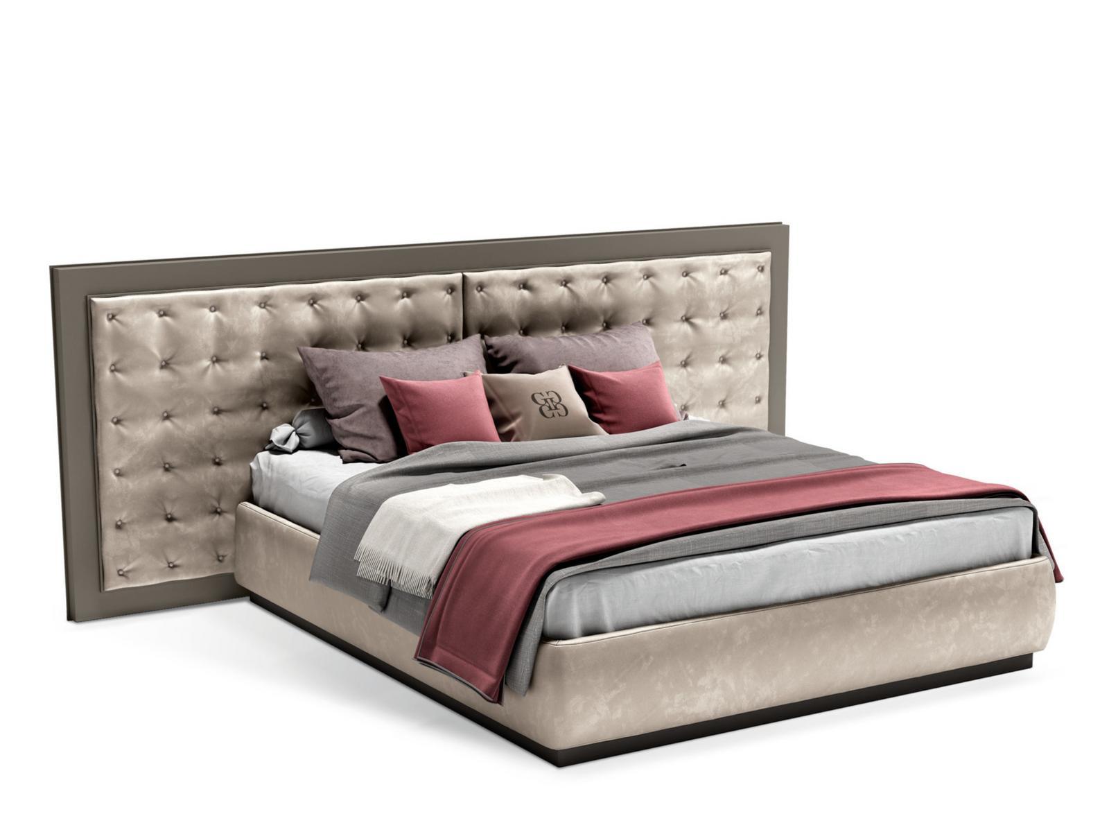 Double bed with tufted headboard | Zarafa by Grilli