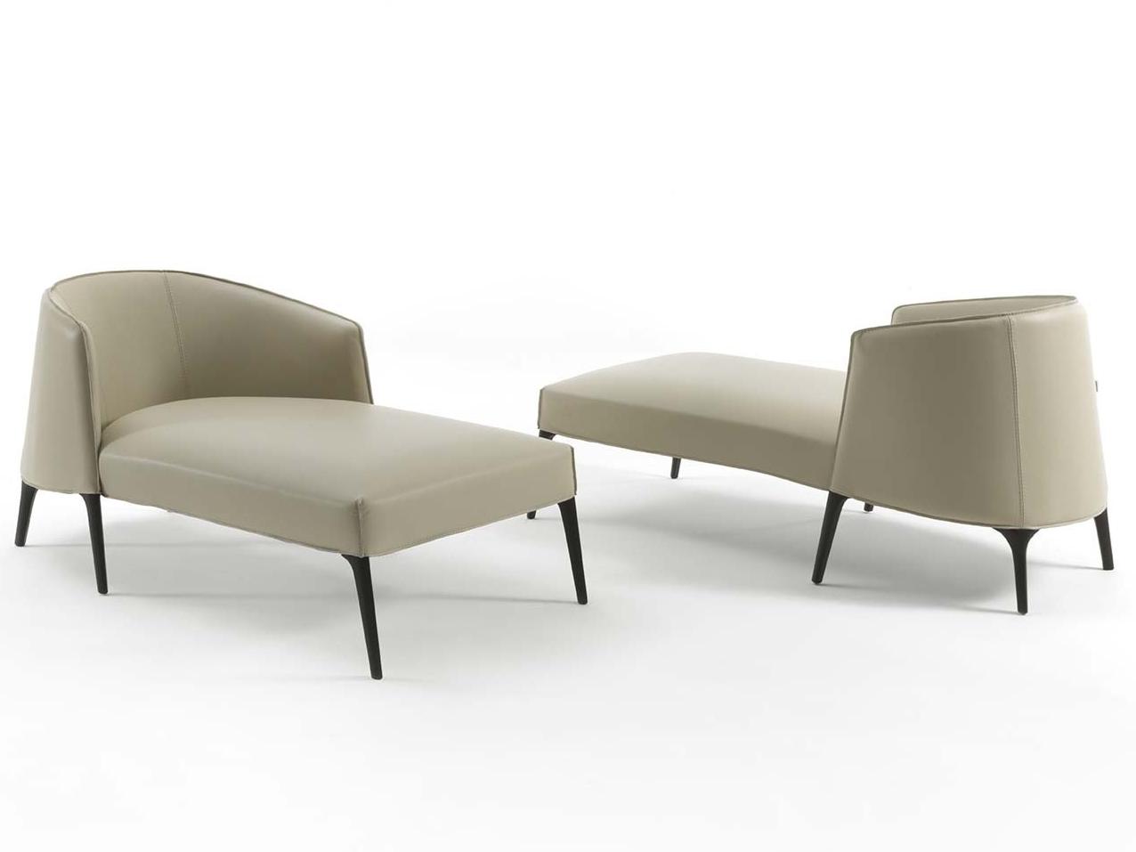 Upholstered leather day bed | Jackie by Frigerio