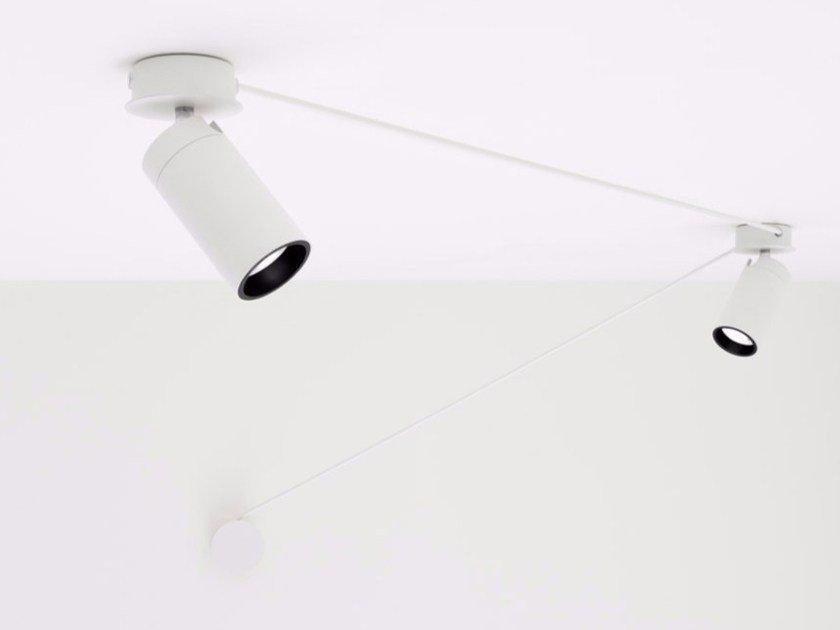LED adjustable ceiling spotlight | Trick Track by Davide Groppi