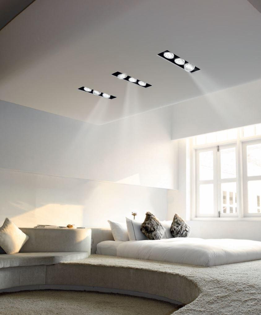 Multiple adjustable recessed spotlight | Xgq1034-3 by Panzeri