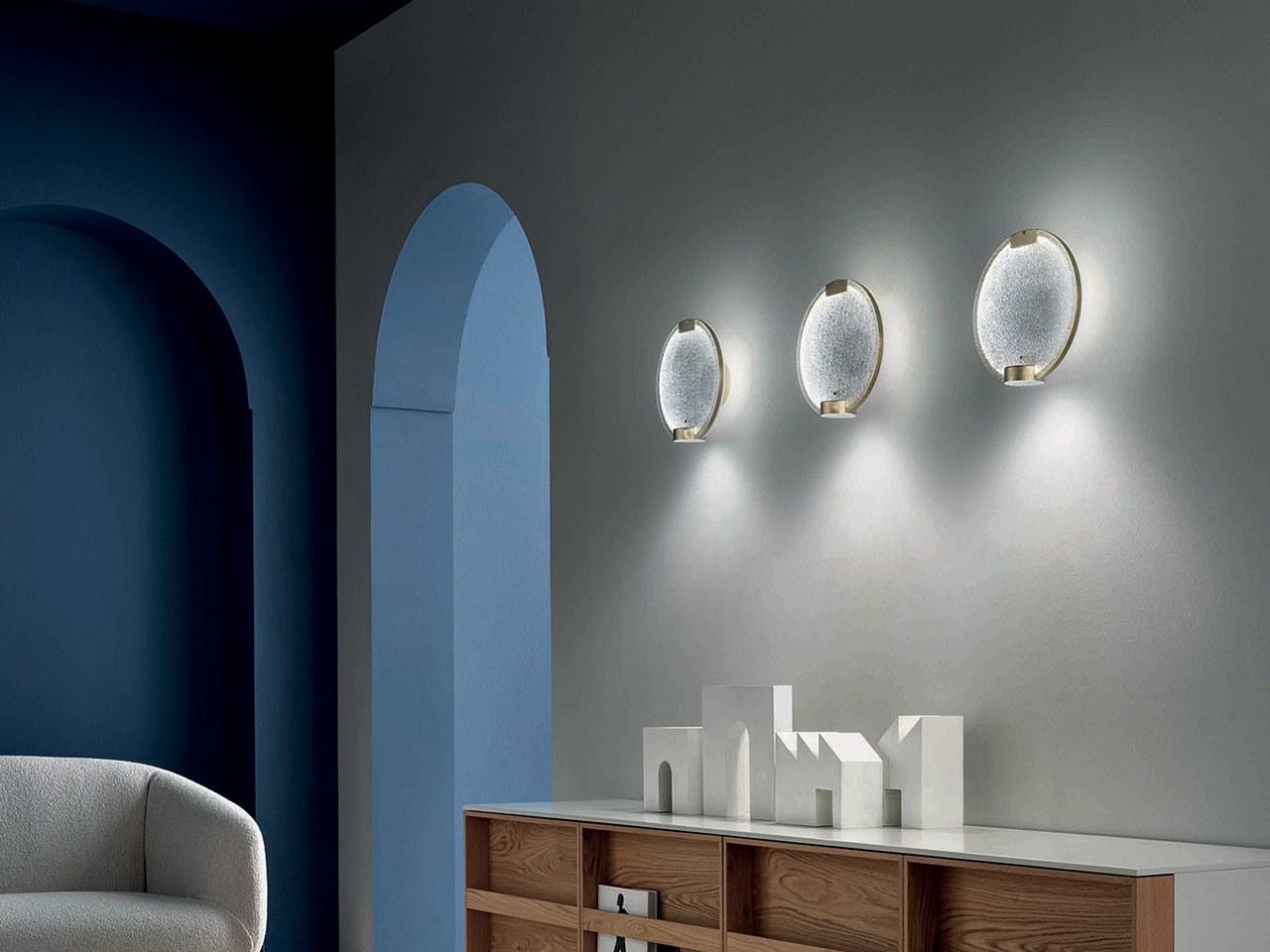 LED glass wall light | Horo A by Masiero