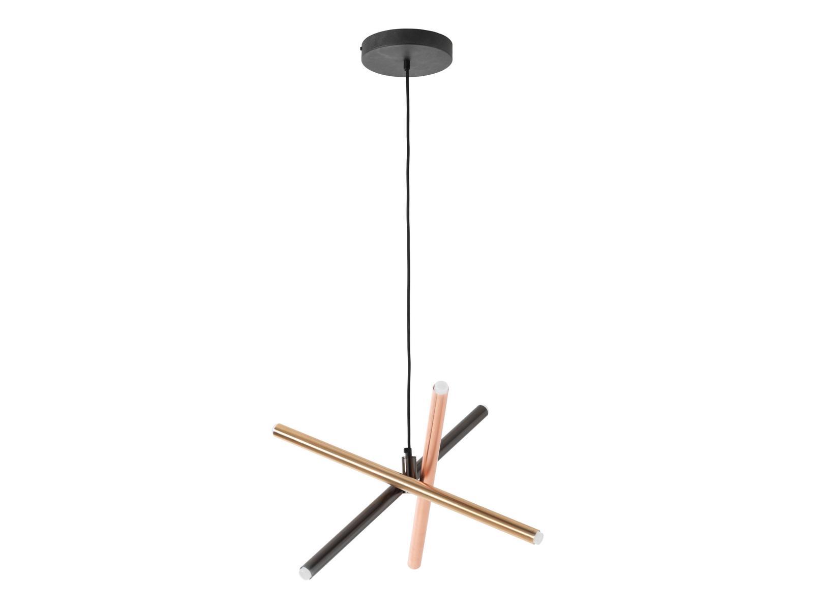 LED painted metal pendant lamp | Shangai S6 by Riflessi