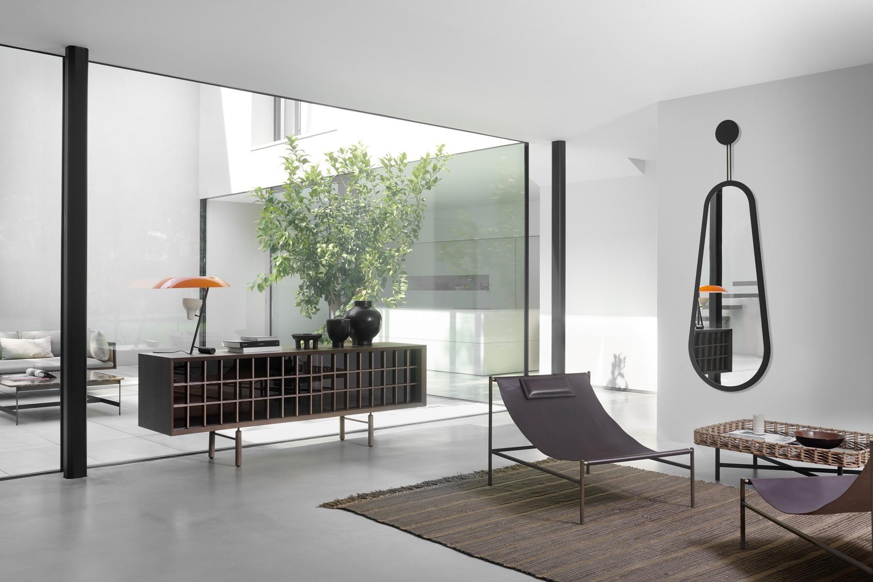 Wall-mounted framed mirror | Stilla by Potocco