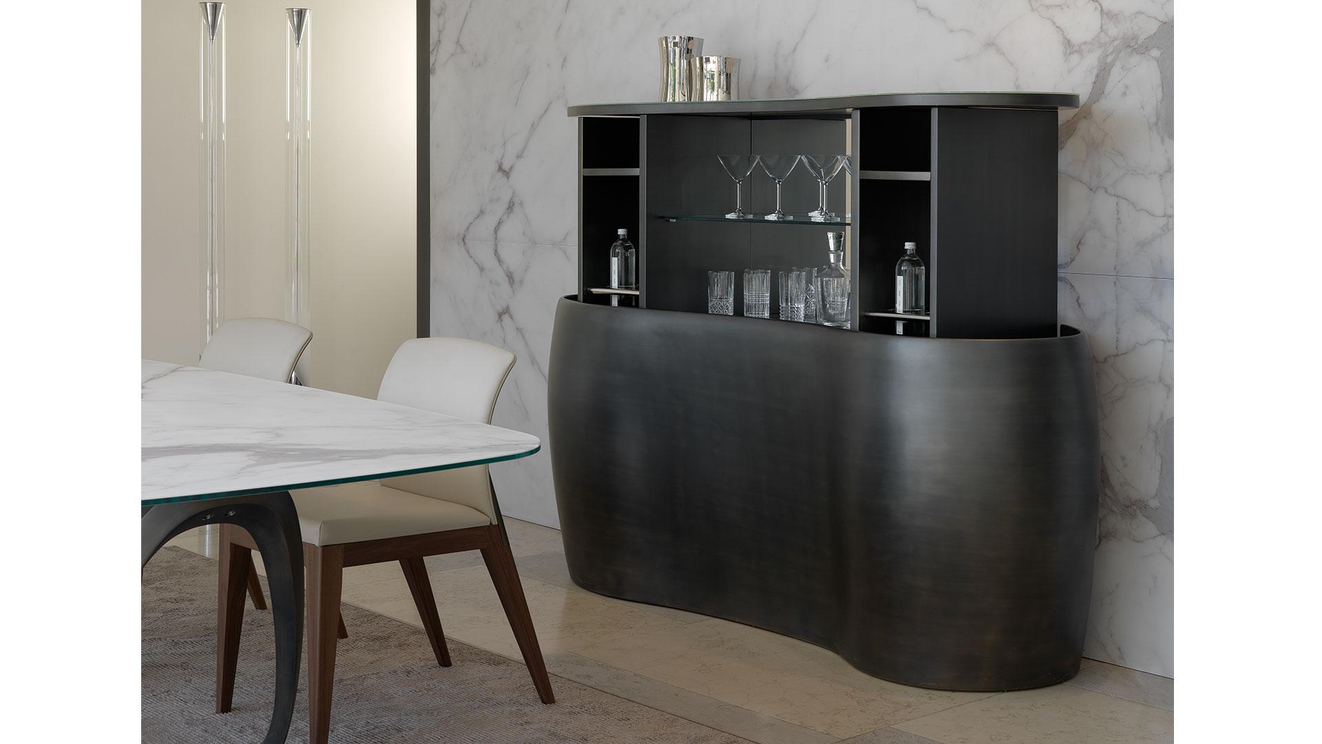 Wooden bar cabinet | Cocò De Mer by Reflex