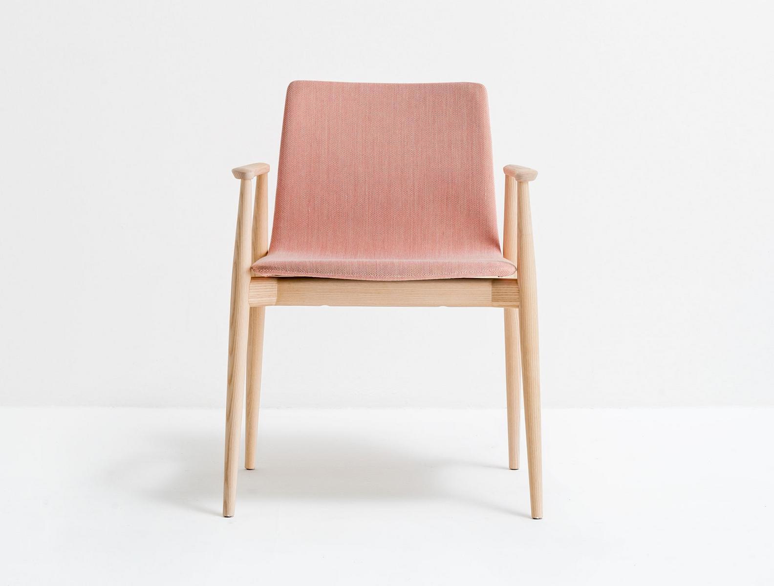 Wooden chair with armrests | Malmö 396 by Pedrali