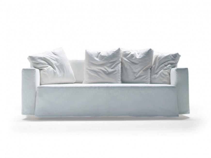 Fabric sofa bed with removable cover | Winny by Flexform