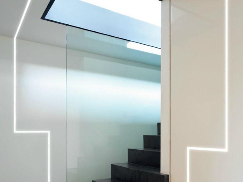 Extruded aluminium linear lighting profile | Brooklyn Out by Panzeri