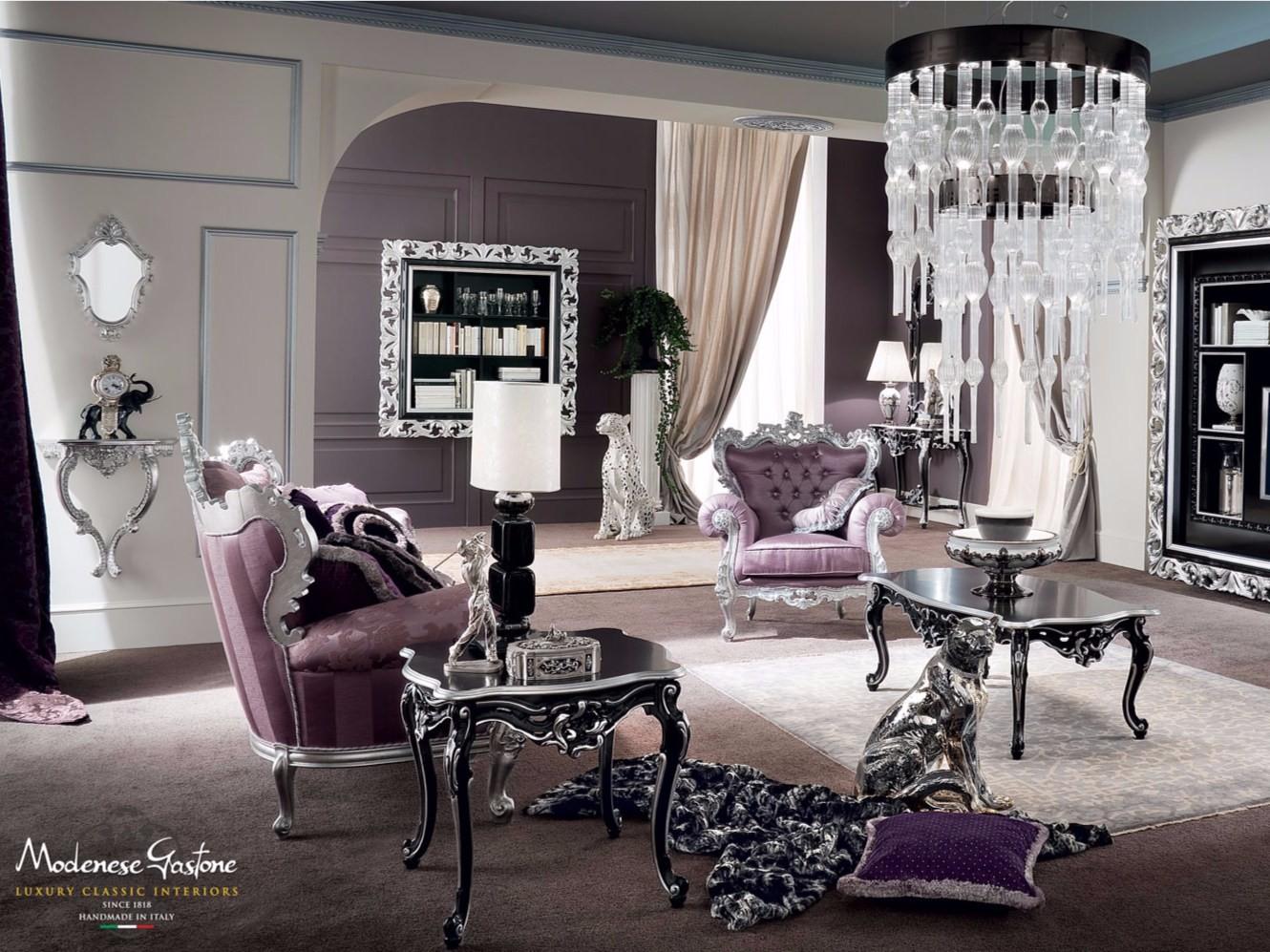 Square side table for living room | 13660 by Modenese Gastone